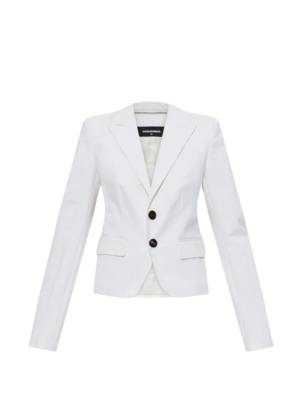 DSQUARED2 single-breasted blazer - White