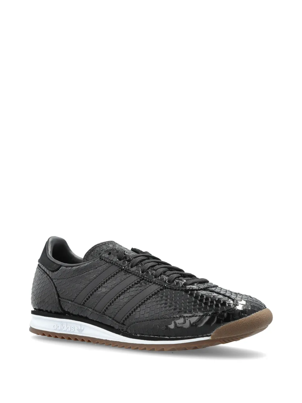 adidas SL 72 OG reptile-effect stripe sneakers Zwart