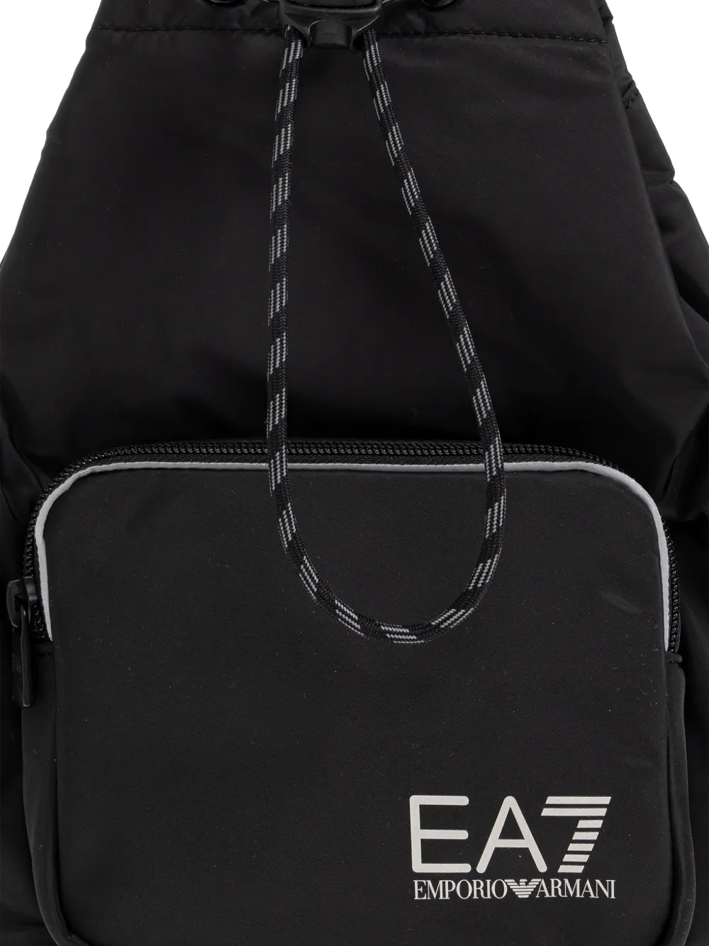 Ea7 Emporio Armani Drawstring Backpack | Black | FARFETCH