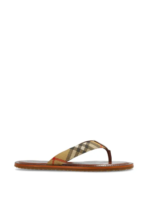 Burberry check-pattern sandals