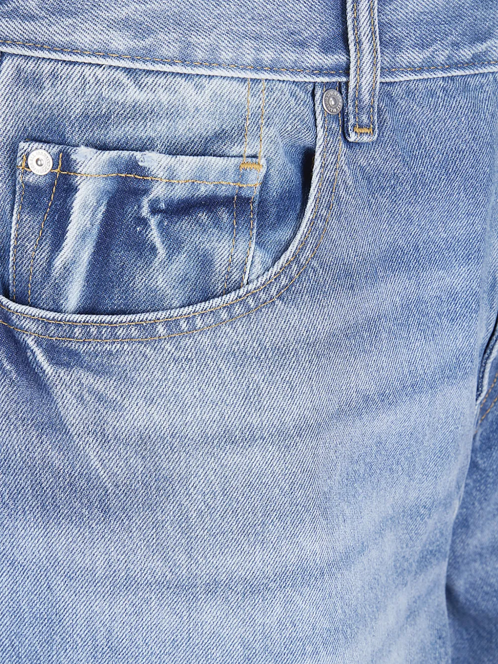7 For All Mankind Shorts met wijde pijpen Blauw