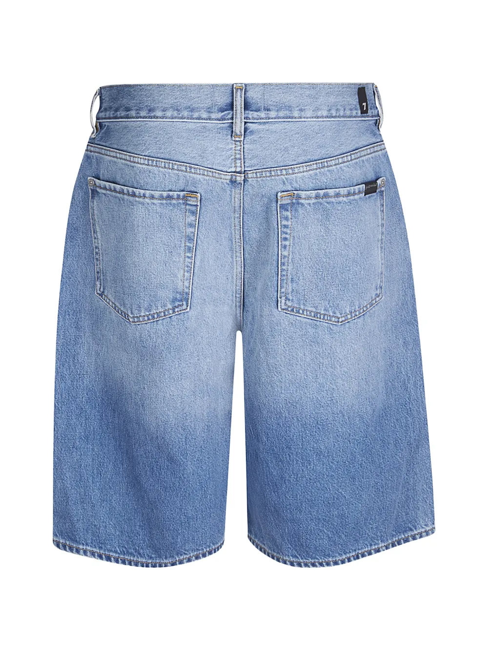 7 For All Mankind Shorts met wijde pijpen Blauw
