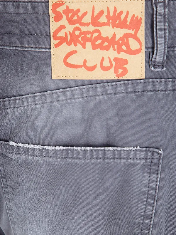 Stockholm Surfboard Club Ralf ダメージ ジーンズ | グレー | FARFETCH JP