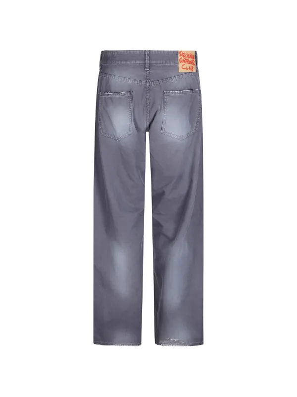 Stockholm Surfboard Club Ralf ダメージ ジーンズ | グレー | FARFETCH JP