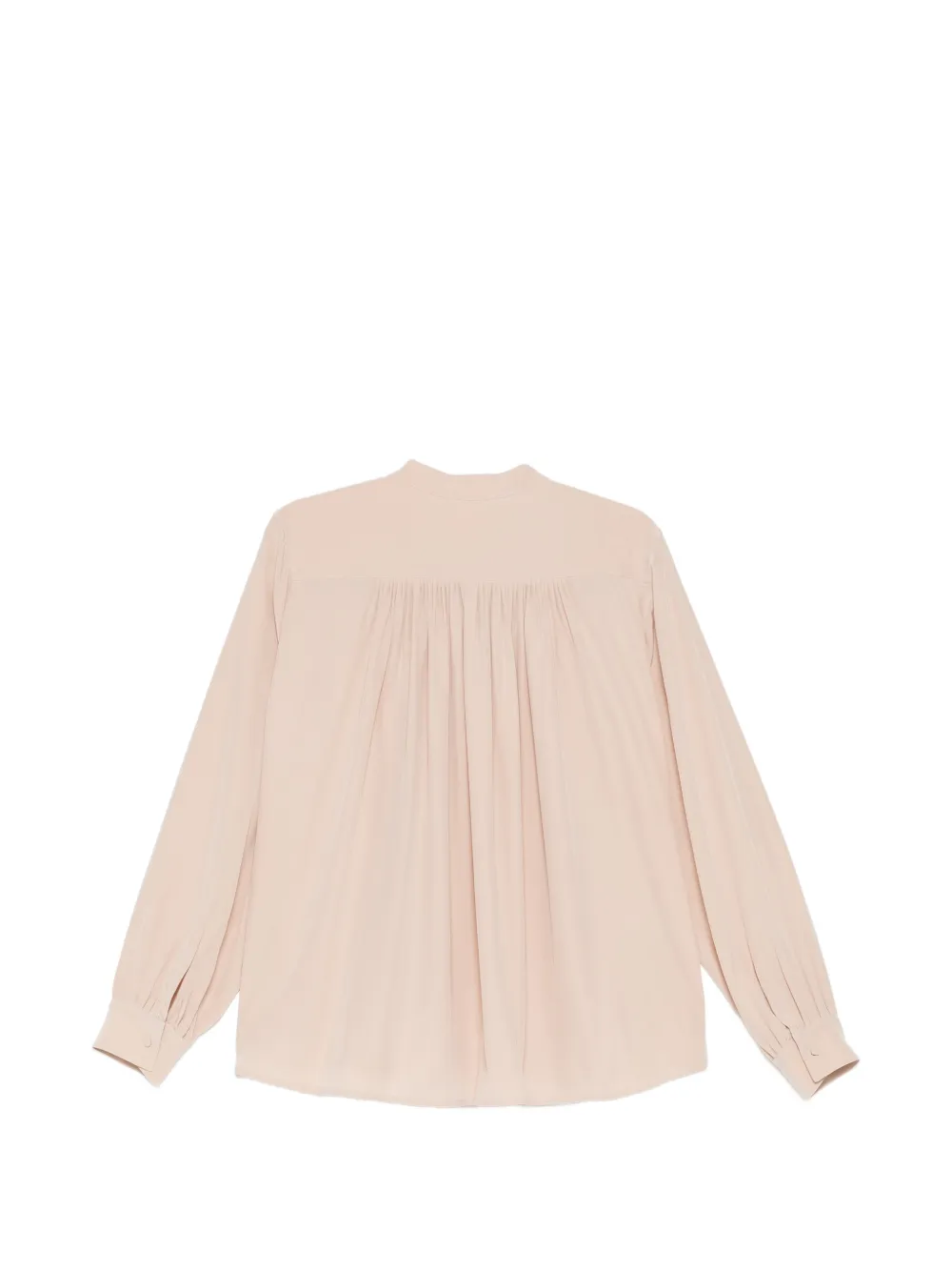 Yves Salomon Geplooid overhemd Beige