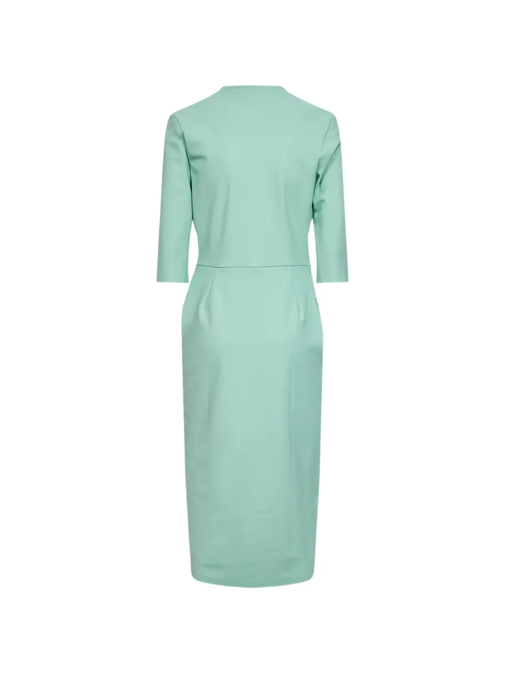 CHIARA BONI La Petite Robe Midi-jurk met wikkeldetail Groen