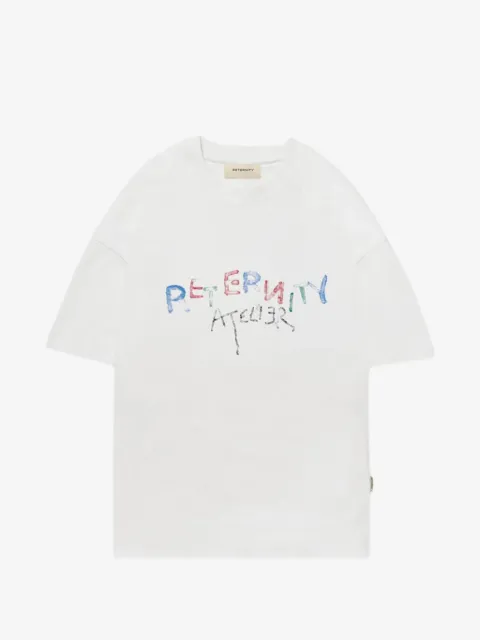 RETERNITY L'Expression logo-print cotton T-shirt