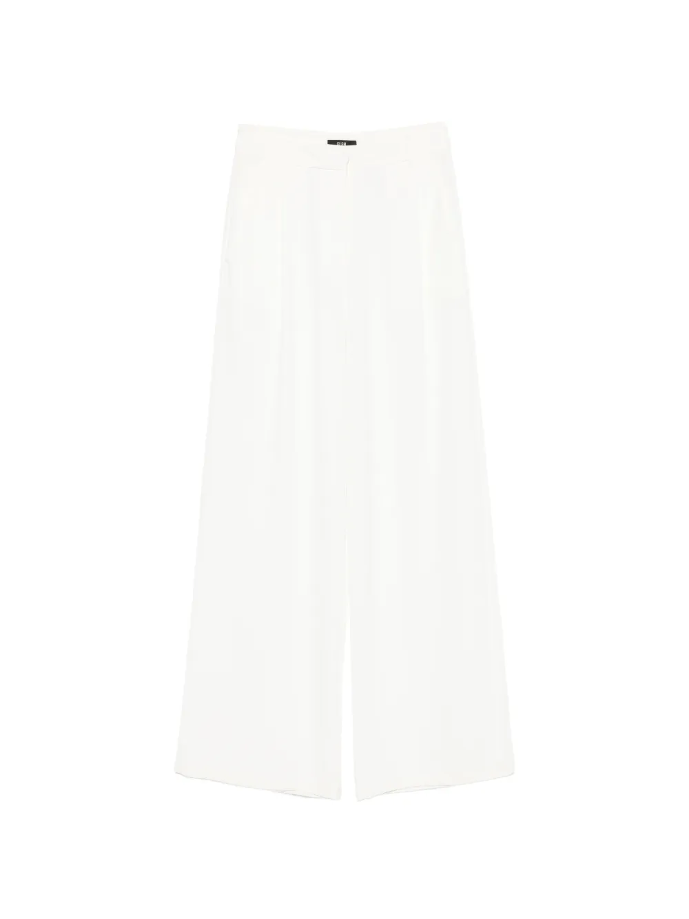 Eleh pleated wide-leg trousers - Bianco