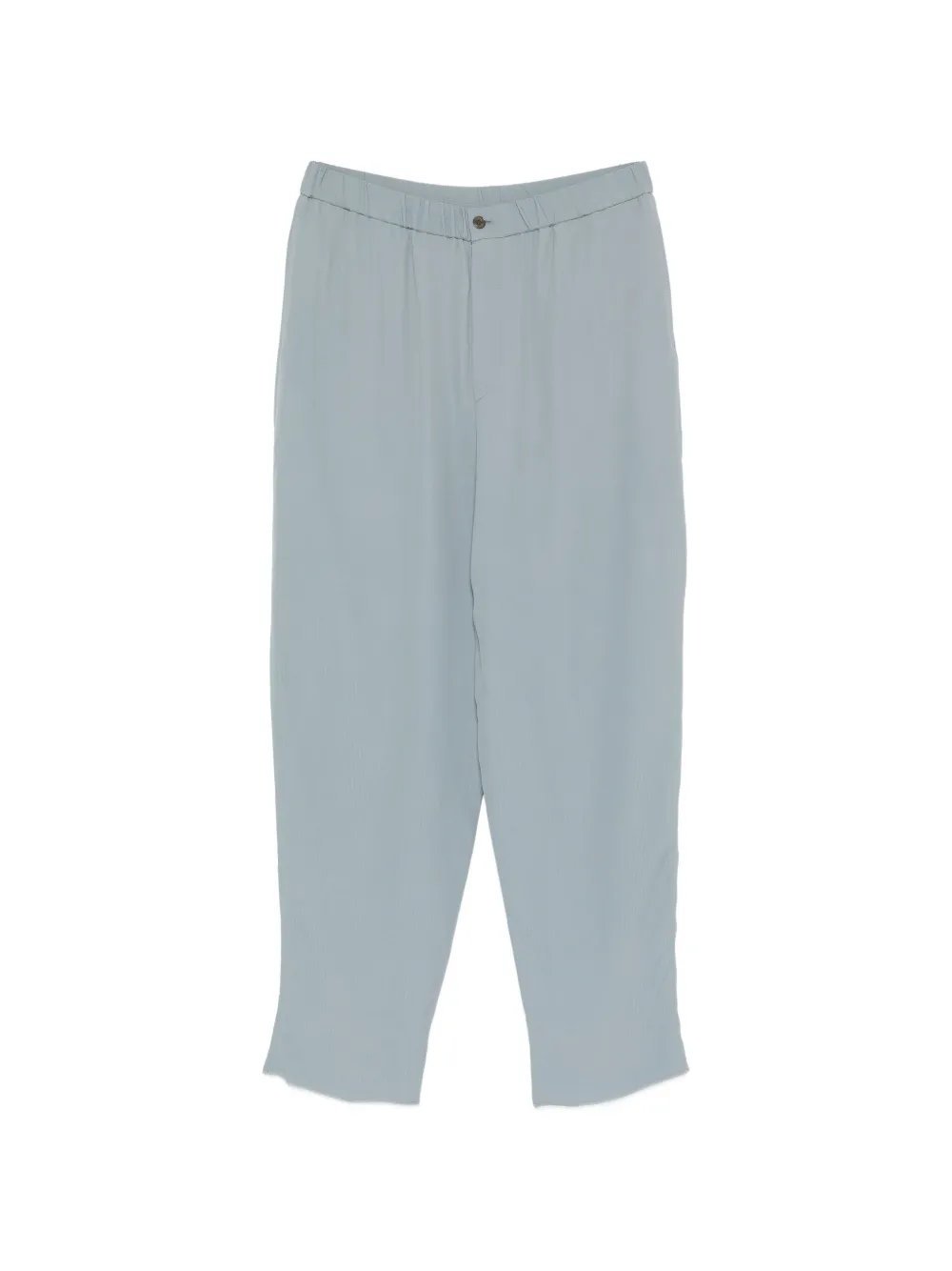 Giorgio Armani elasticated-waistband trousers - Blu