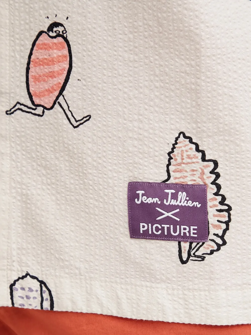 PICTURE x Jean Julien People in Shell overhemd Wit