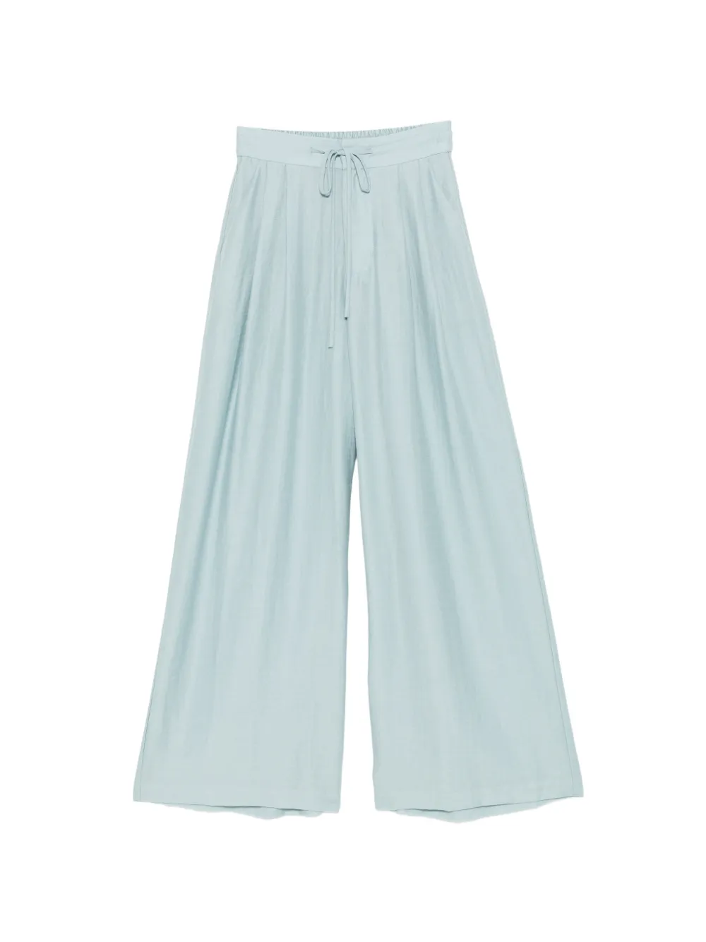 Eleh drawstring wide-leg trousers - Blu