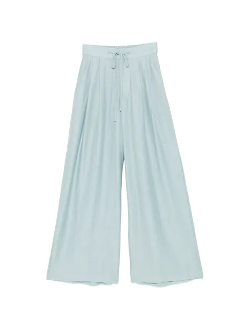 Eleh pantalones anchos con cordones en la pretina