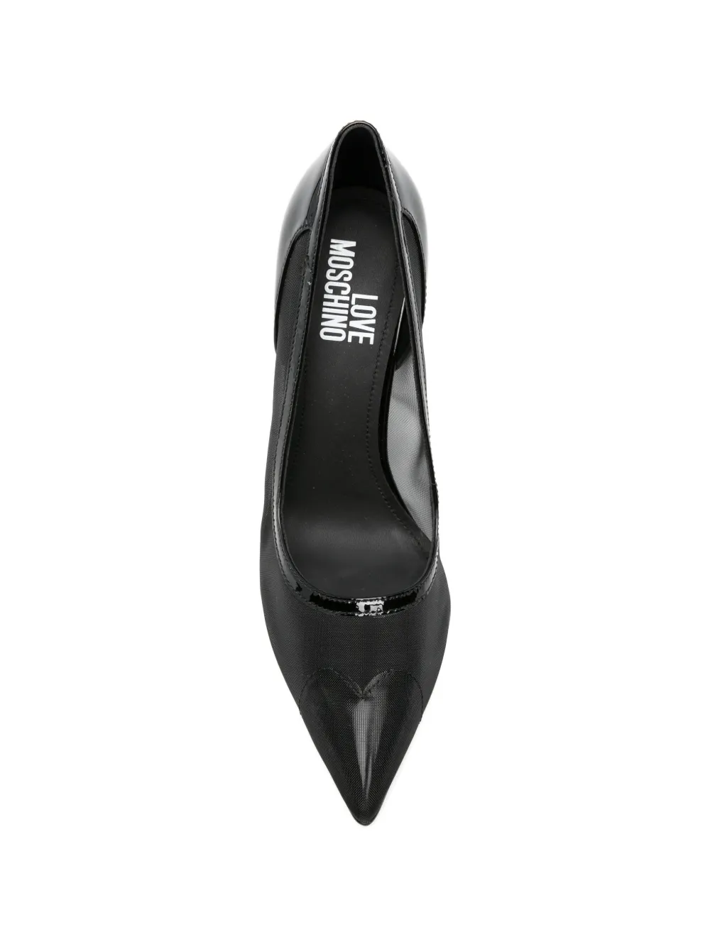 Love Moschino Pumps met spitse neus Zwart