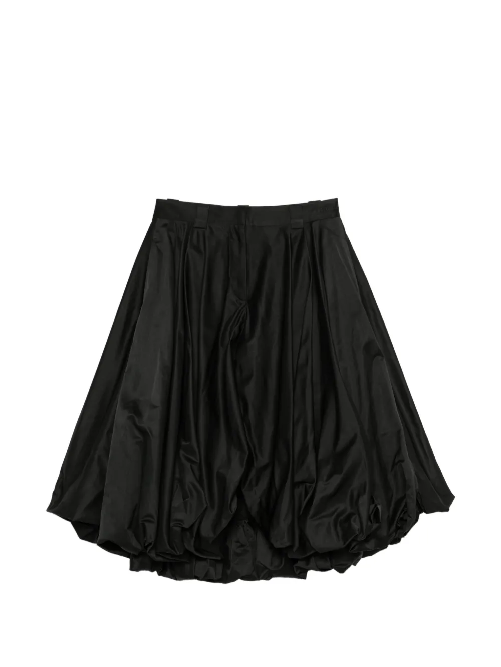 Balenciaga gathered midi skirt - Nero