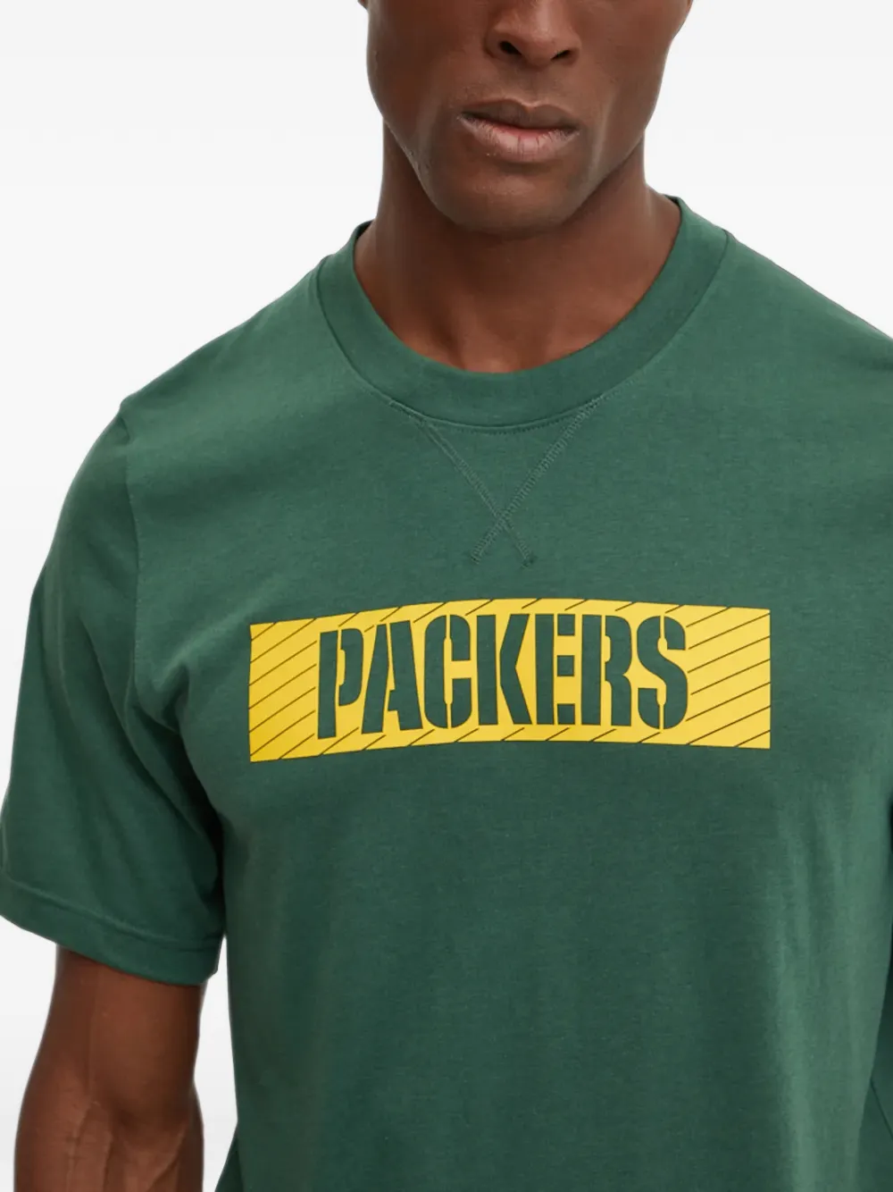 Nike x Green Bay Packers logo-print T-shirt Groen