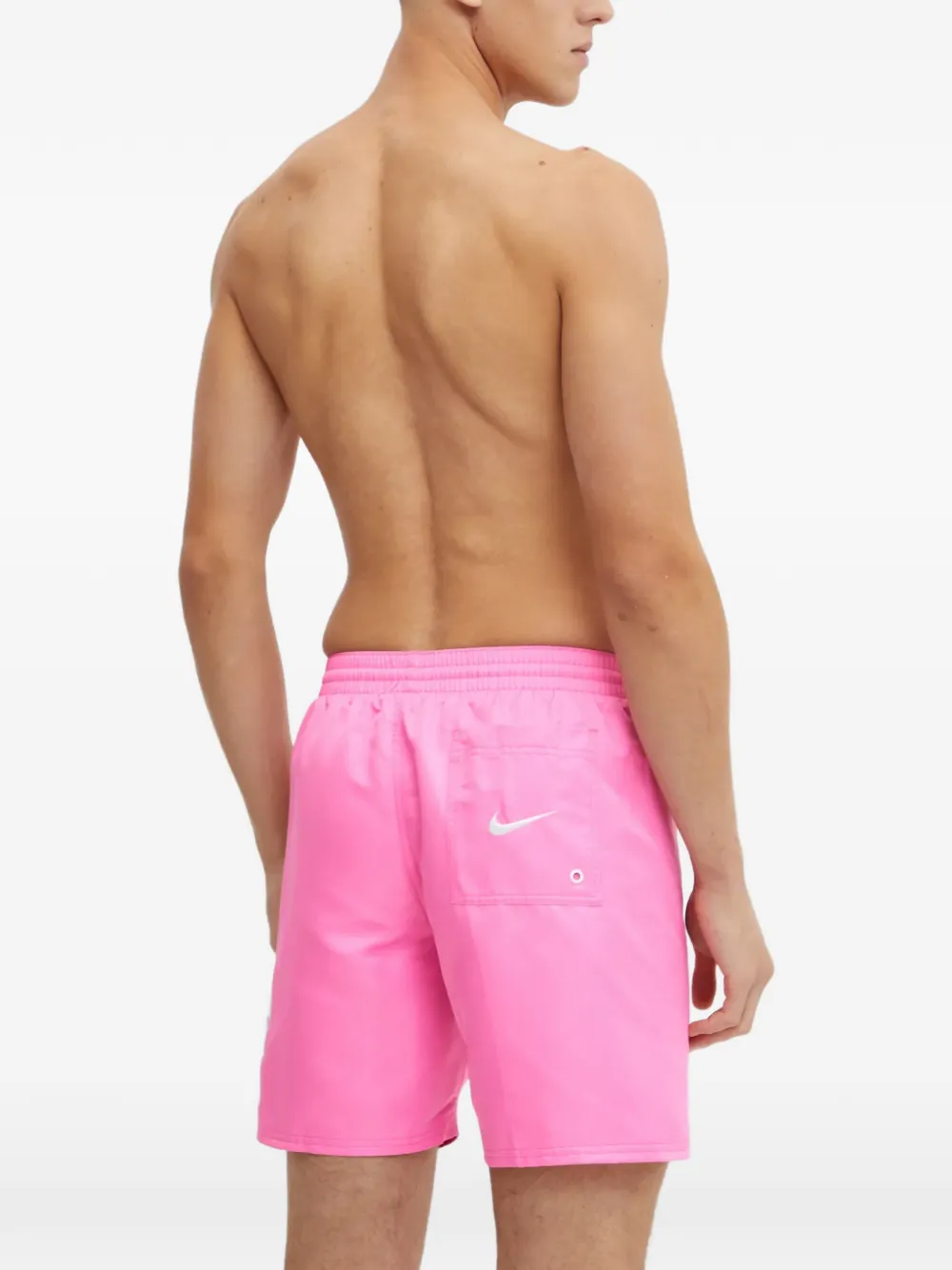 Nike Big Block drawstring swim shorts Roze