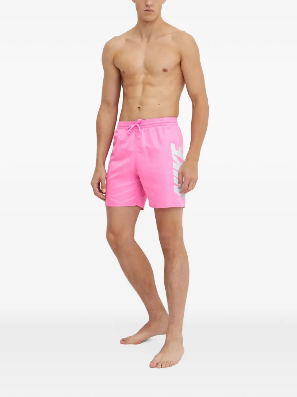 Nike Big Block drawstring swim shorts Roze