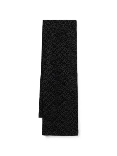 NEWLAND geometric-pattern scarf