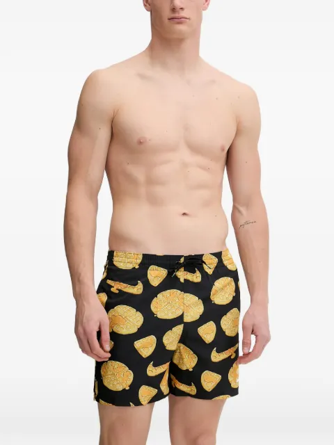 Nike waffle-print swim shorts