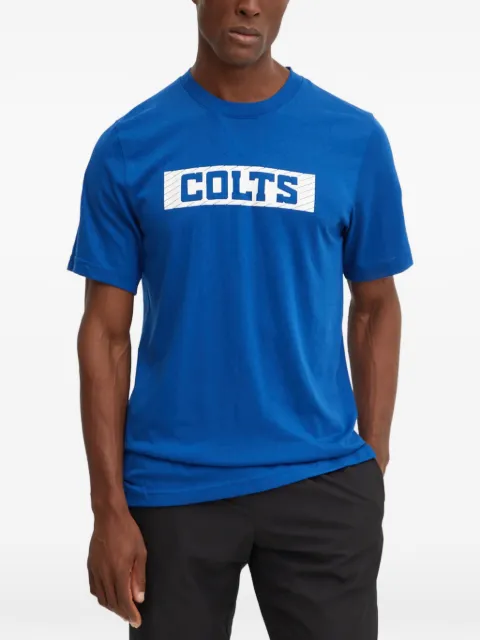 Nike Indianapolis Colts Primetime Wordmark Essential logo-print T-shirt