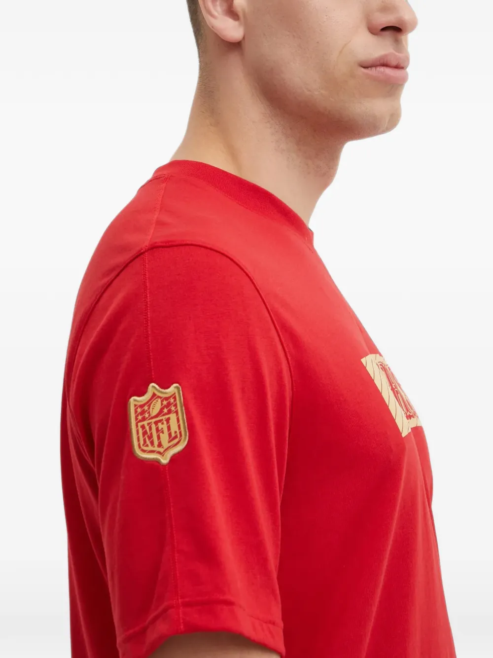 Nike San Francisco 49ers Sideline Player logo-patch T-shirt Rood