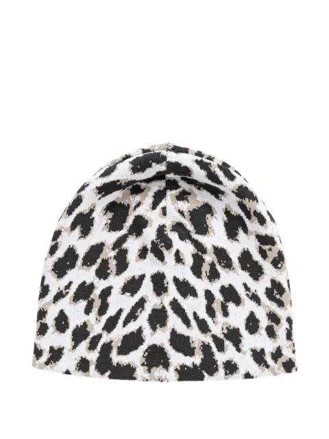 NEWLAND leopard-print beanie 