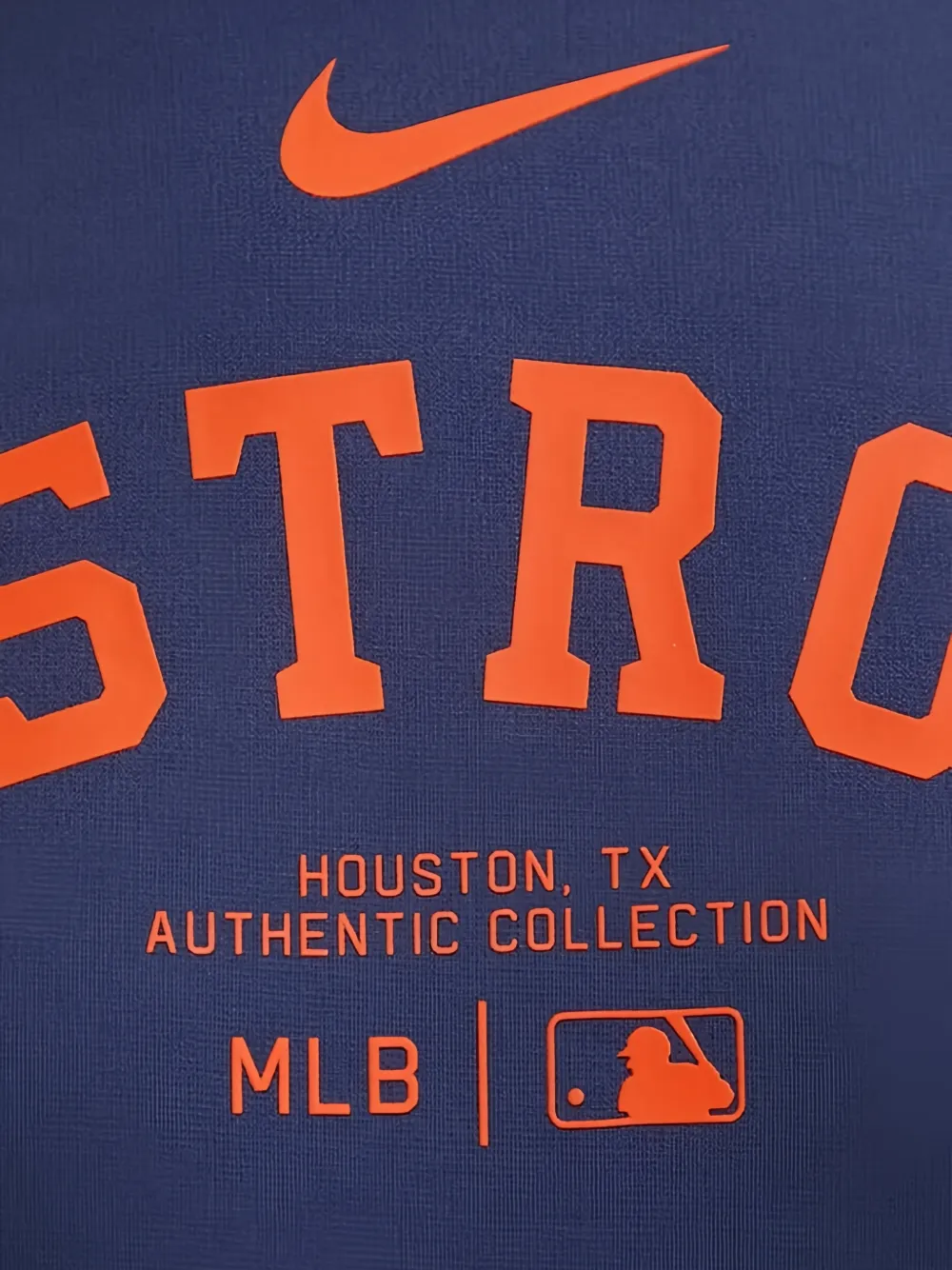 Nike x Houston Astros hoodie met trekkoord Blauw