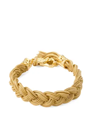 Emanuele Bicocchi Medium Round Braid Bracelet | Gold | FARFETCH AO