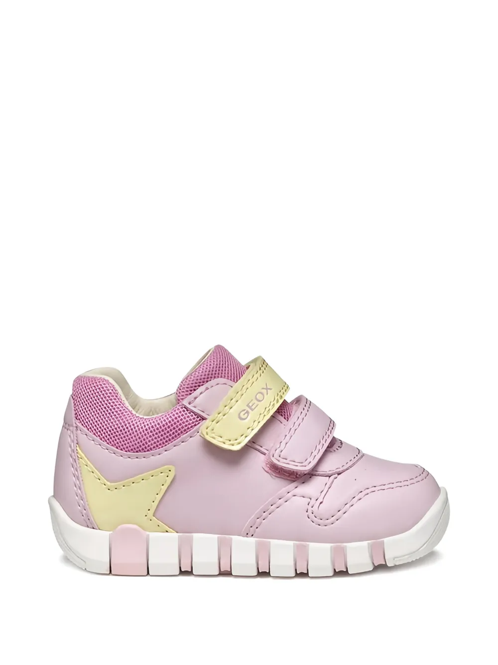 Geox Kids star-appliqué touch-strap sneakers Roze