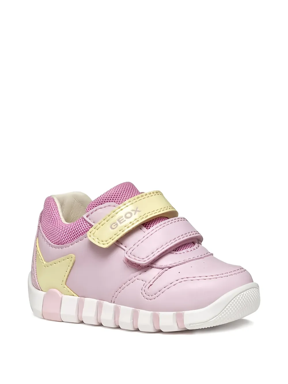 Geox Kids star-appliqué touch-strap sneakers Roze