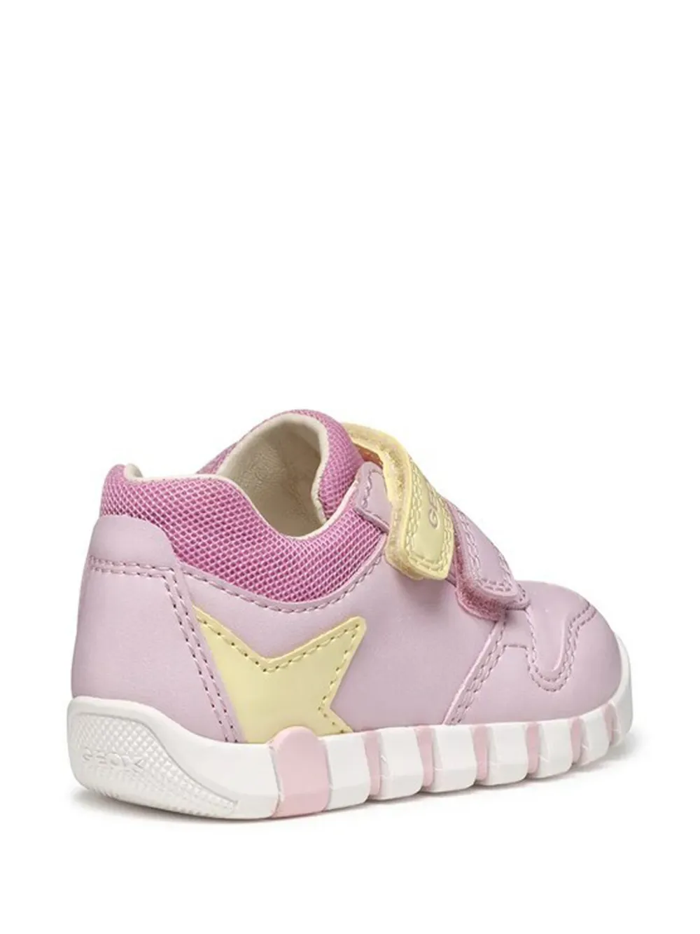 Geox Kids star-appliqué touch-strap sneakers Roze