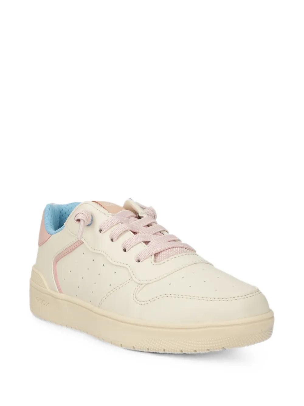 Geox Kids Perforierte Sneakers - Nude