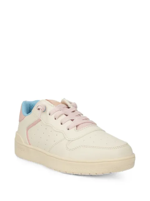 Geox Kids perforated lace-up sneakers