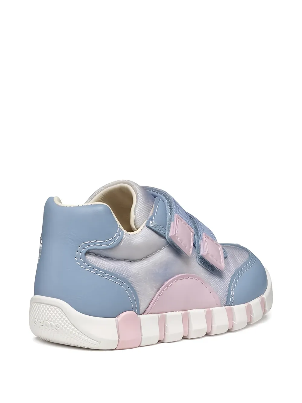 Geox Kids touch-strap sneakers Blauw