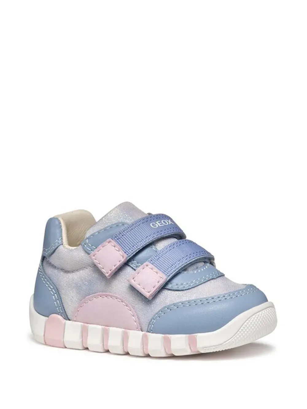 Geox Kids touch-strap sneakers Blauw