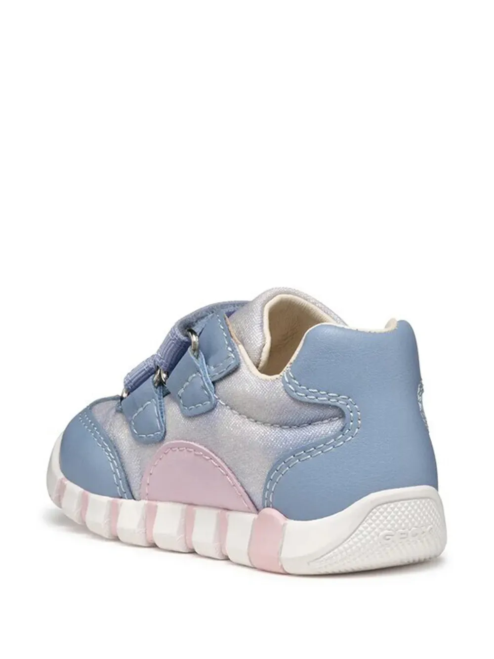 Geox Kids touch-strap sneakers Blauw