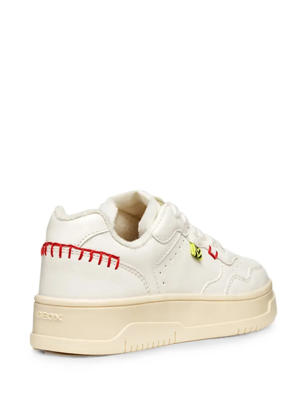 Geox Kids Lestrella whipstitch-detail sneakers Wit