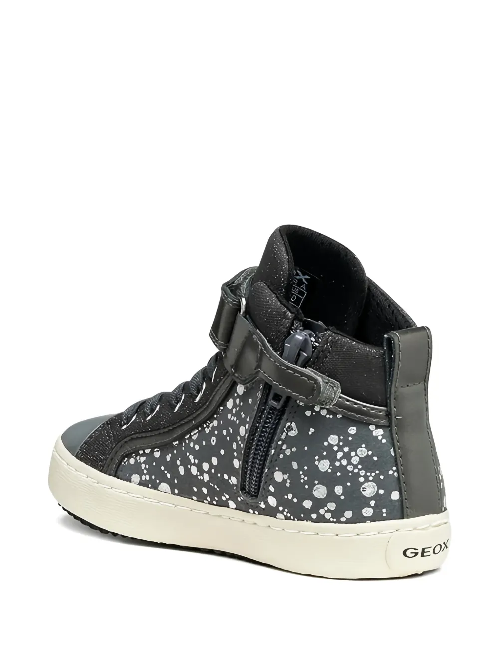 Geox Kids print sneakers Grijs