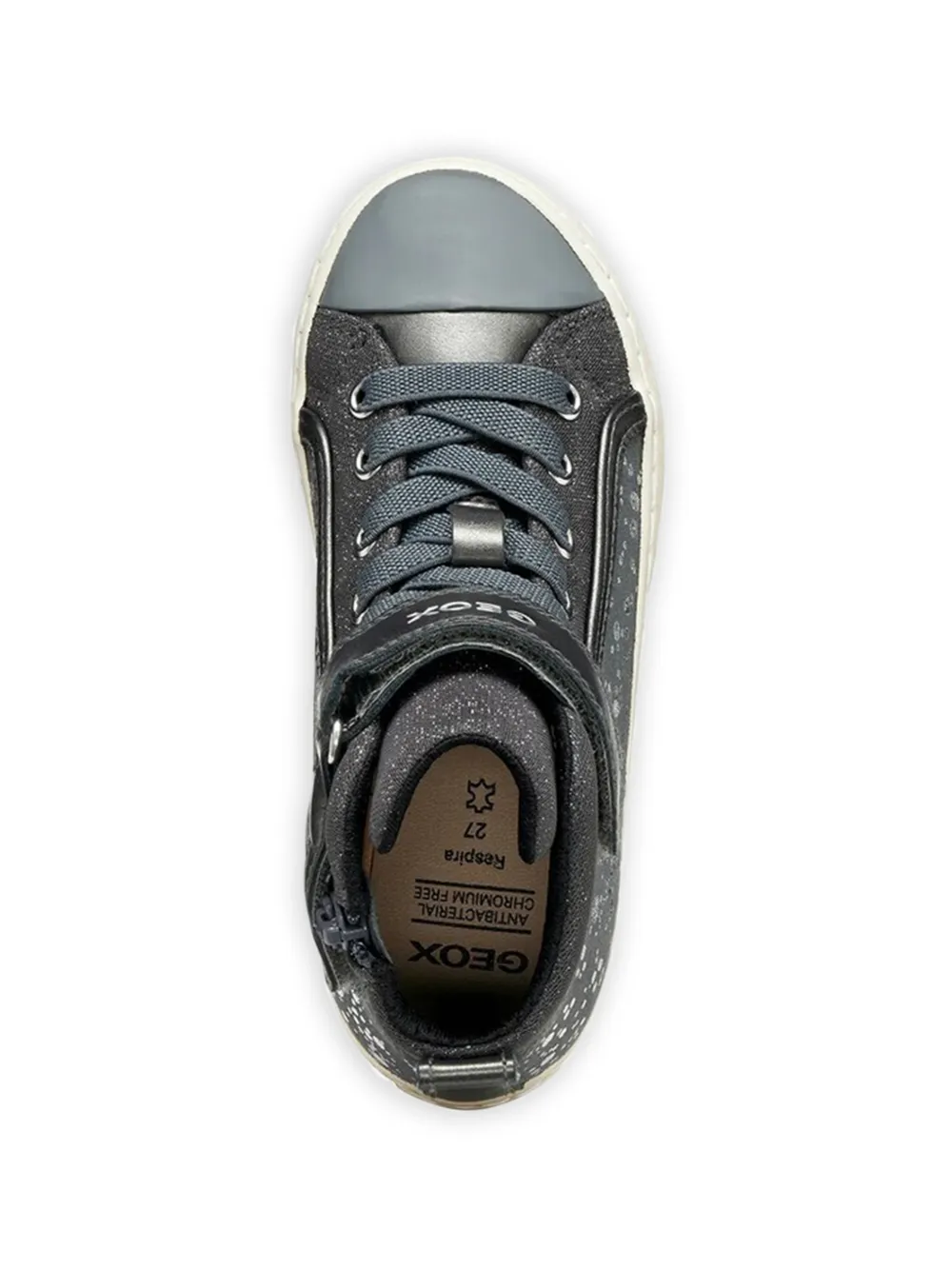 Geox Kids print sneakers Grijs