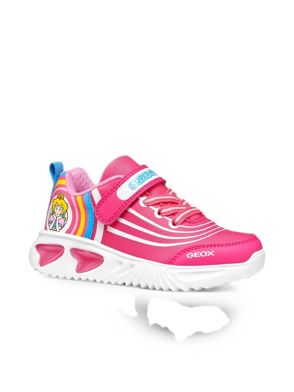 Geox Kids Princess Peach touch-strap sneakers - Rosa