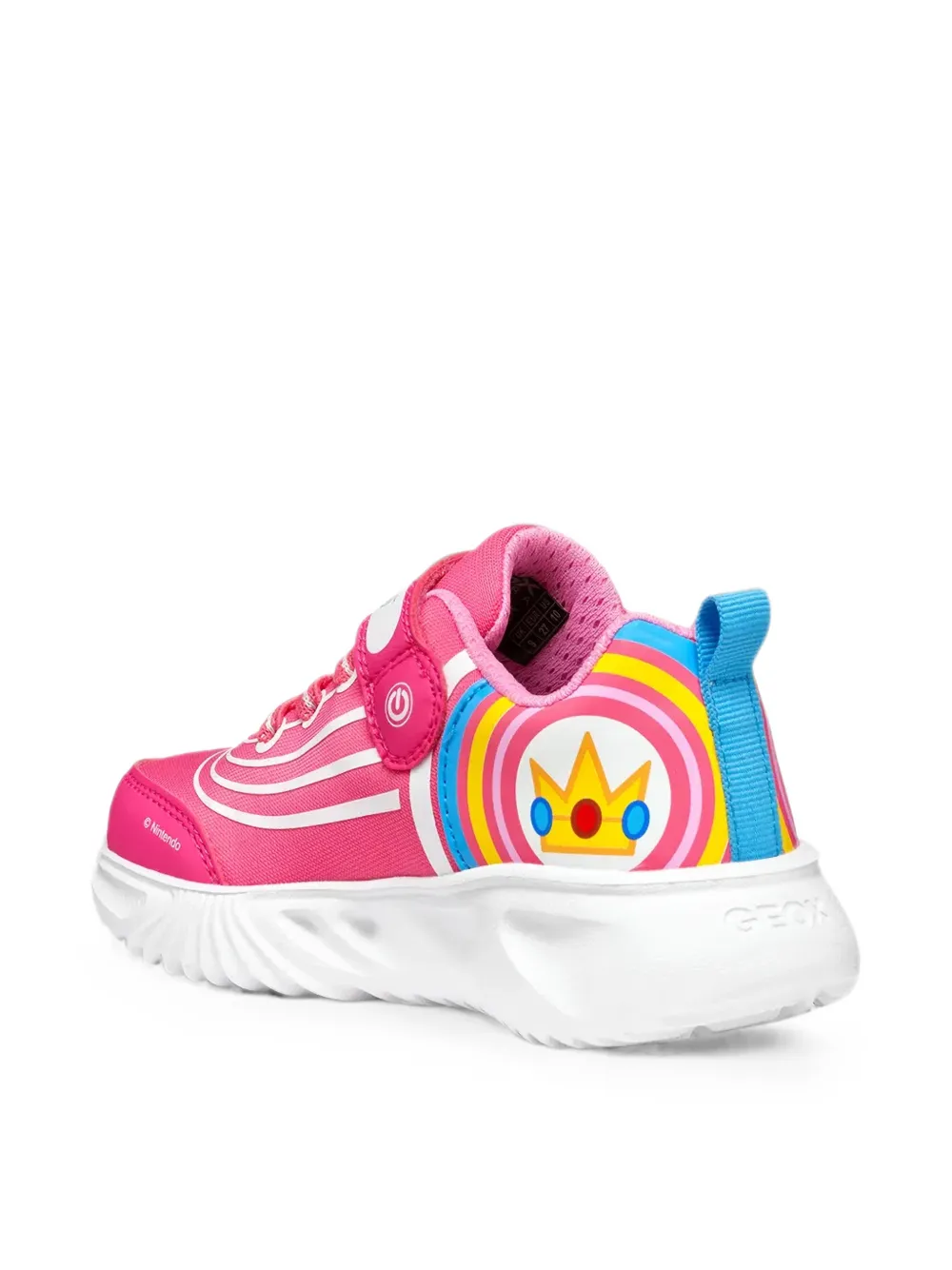 Geox Kids Princess Peach touch-strap sneakers Roze