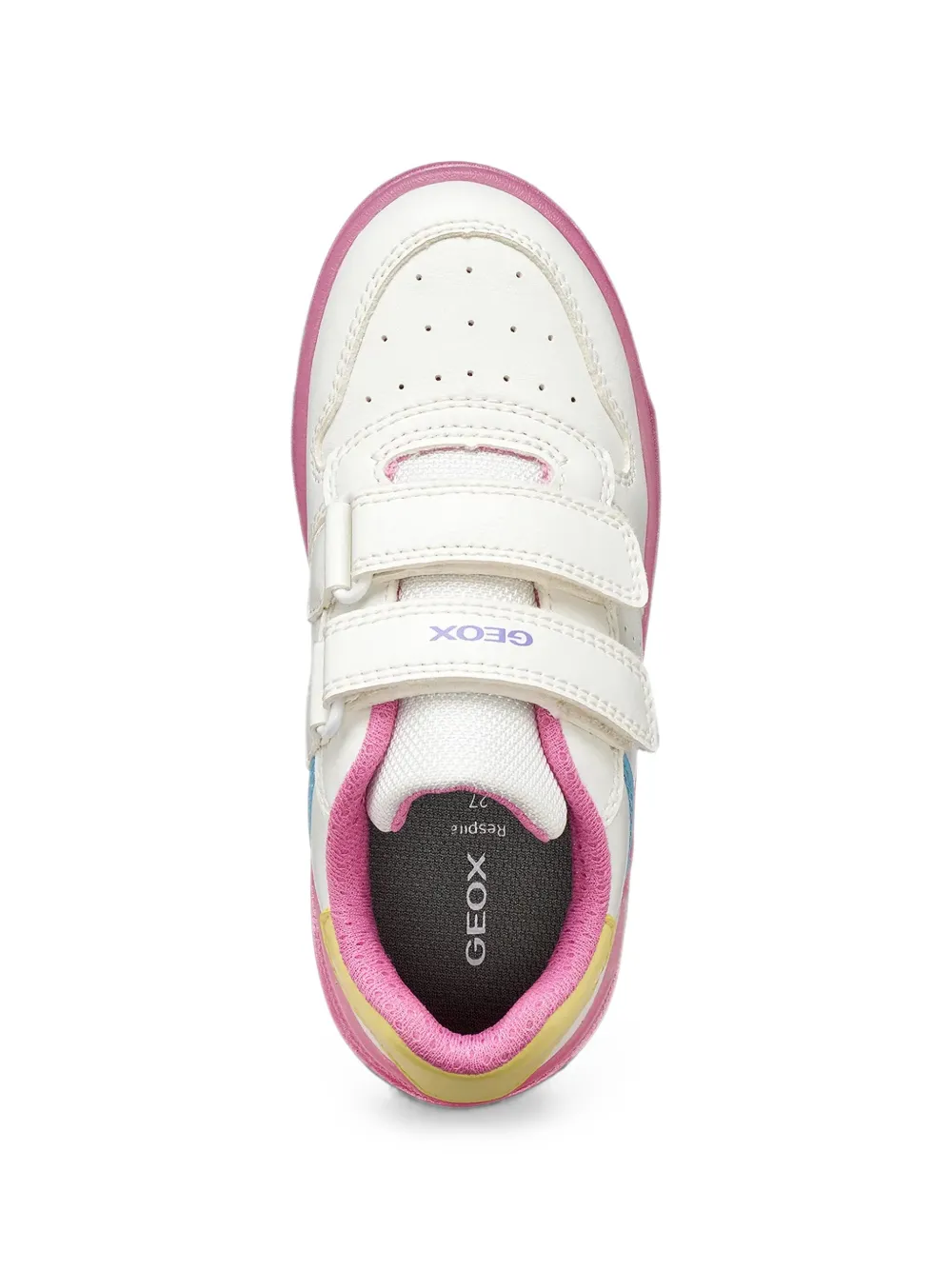 Geox Kids Washiba touch-strap sneakers Wit