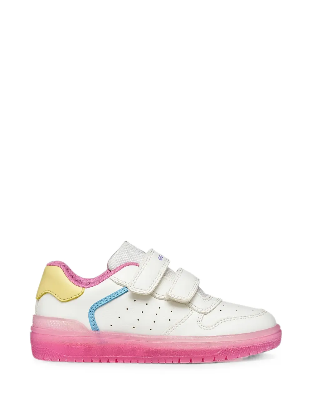 Geox Kids Washiba touch-strap sneakers Wit