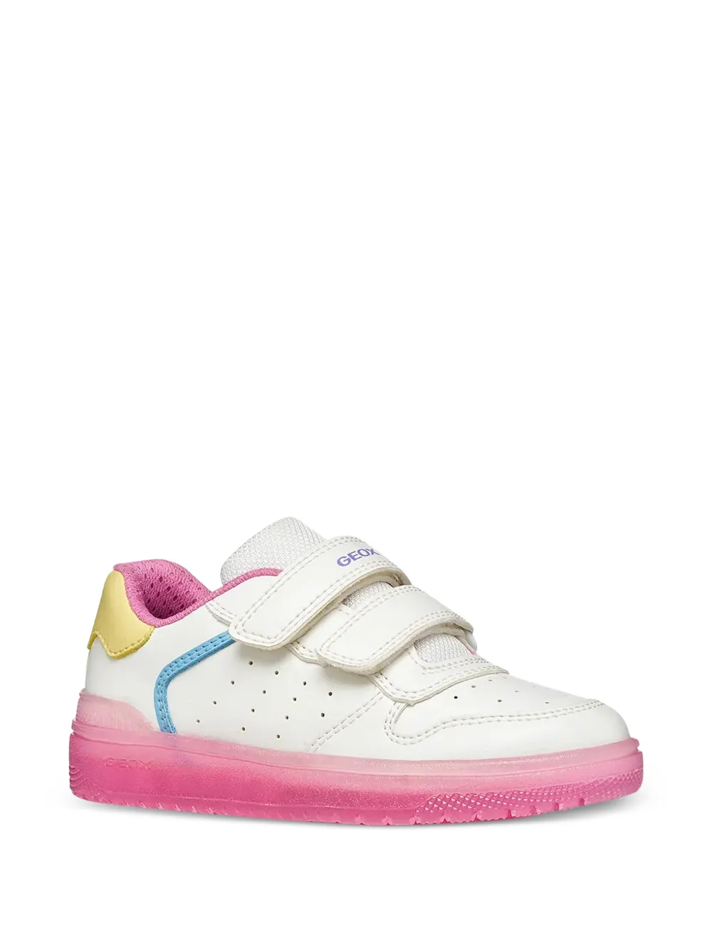 Geox Kids Washiba touch-strap sneakers Wit