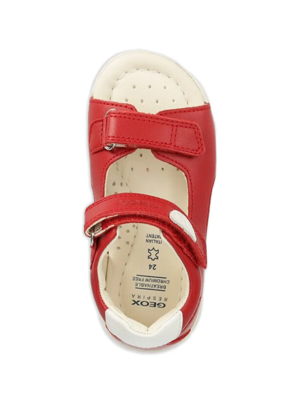 Geox Kids Sandalen met haak en lus Rood