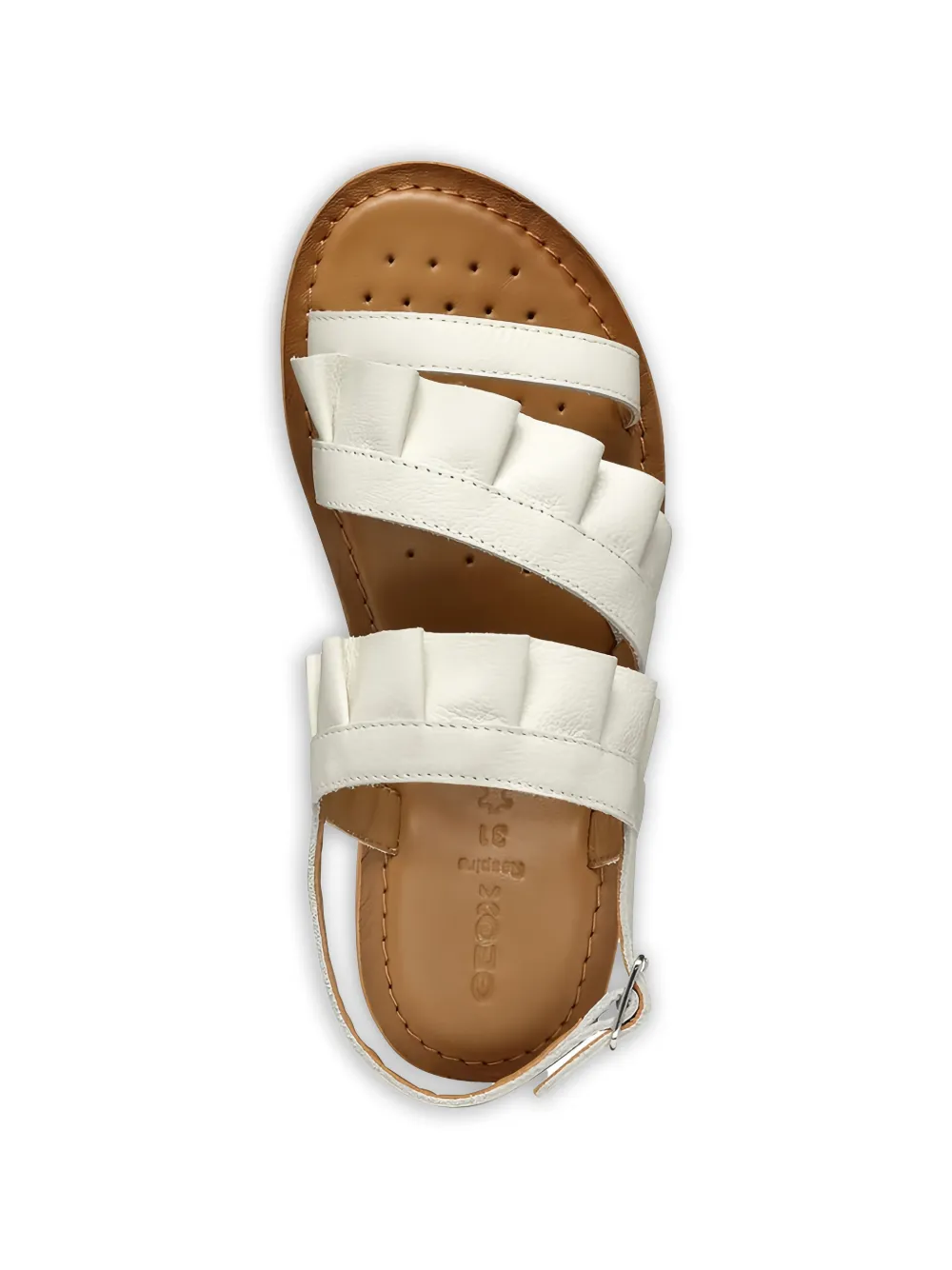 Geox Kids EOLIE leren sandalen Wit