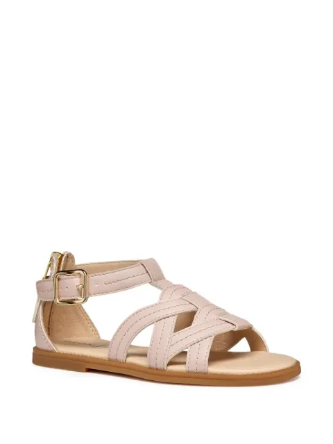 Geox Kids Karly buckle-fastening cage sandals