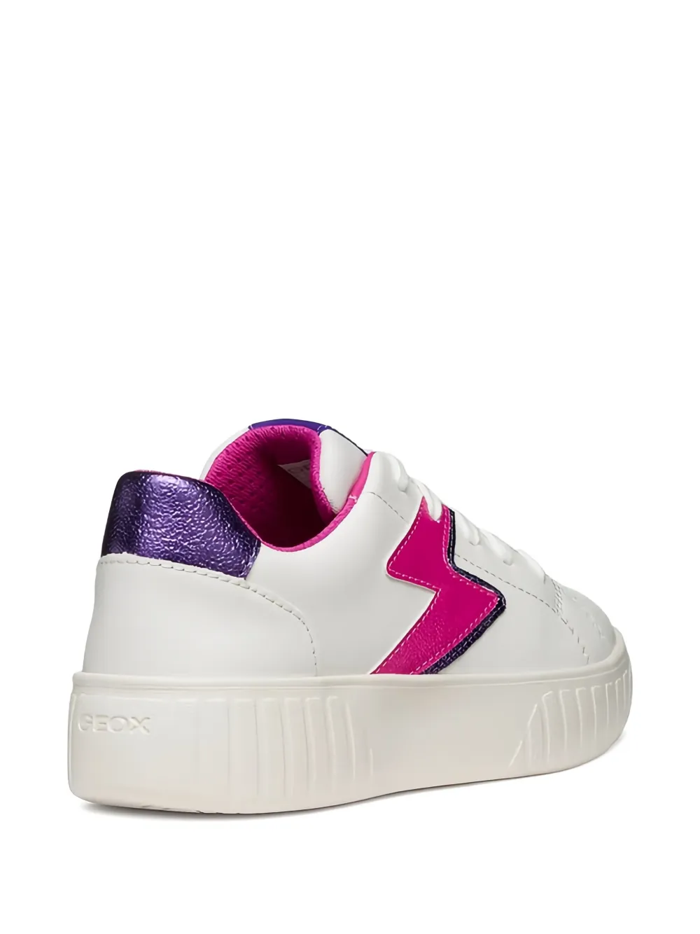 Geox Kids lace-up sneakers Wit