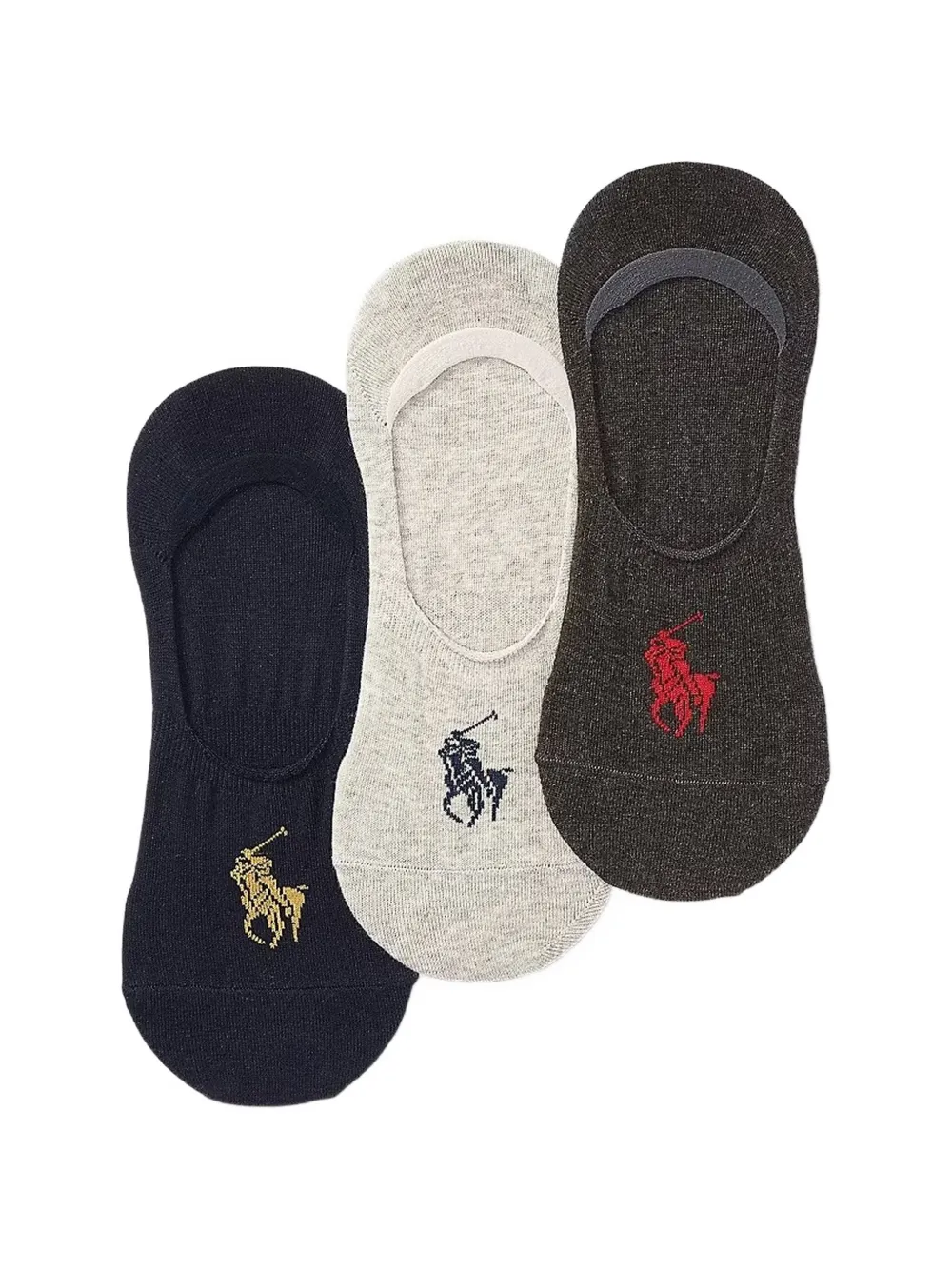 Polo Ralph Lauren logo-print socks - Grigio