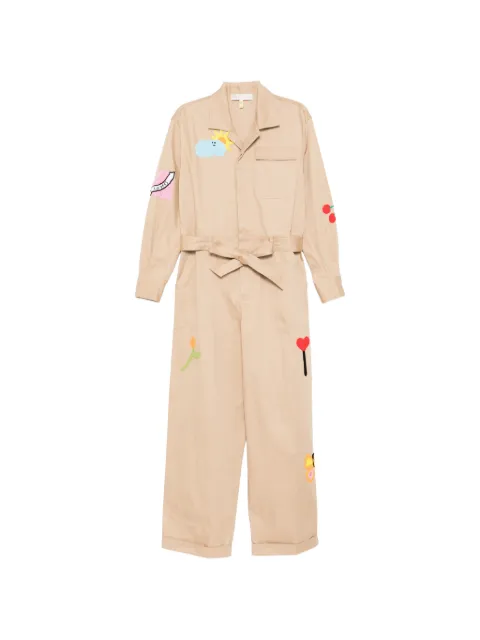 Mira Mikati Patches Trench jumpsuit